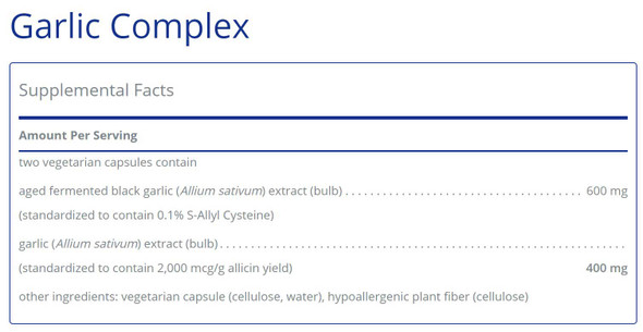 Pure Encapsulations Garlic Complex