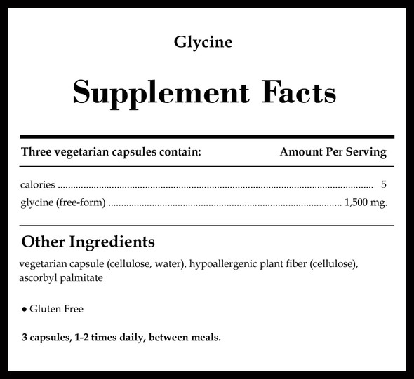 Pure Encapsulations Glycine 180 Capsules
