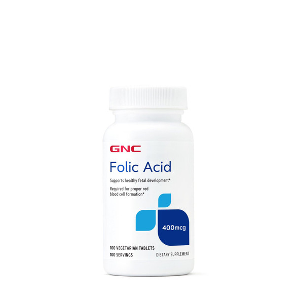 Gnc Folic Acid 400 Mcg 100 Tablets