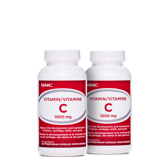 Gnc Vitamin C 1000 Mg - Twin Pack