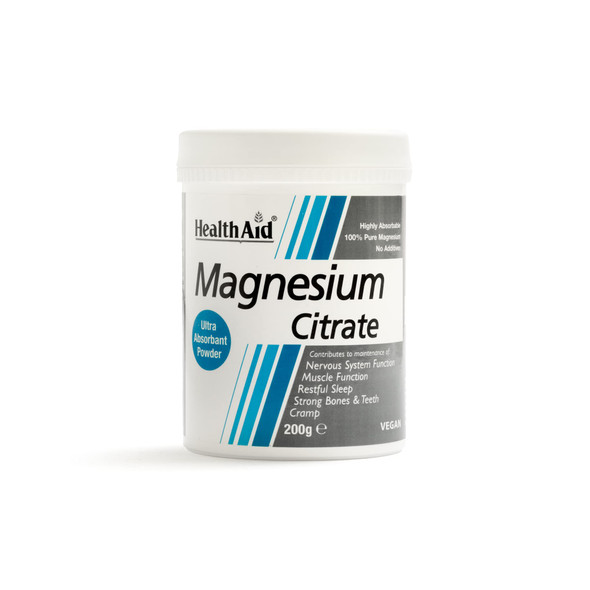 Magnesium Citrate Powder 200G, 80 Servings Per Container