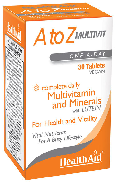 Health Aid A To Z Multivit <B>New Improved</B> 30 Tablets