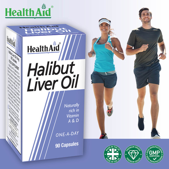 Halibut Liver Oil - 90 Capsules