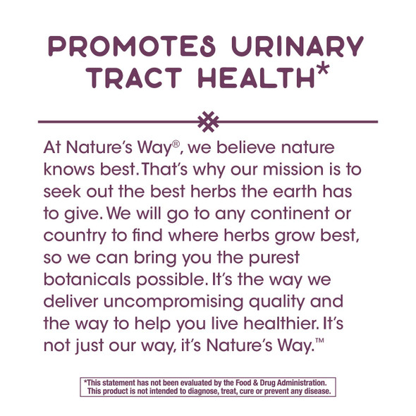 Nature'S Way Urinary With Cranberry, 1,260 Mg Per Serving, 100 Capsules