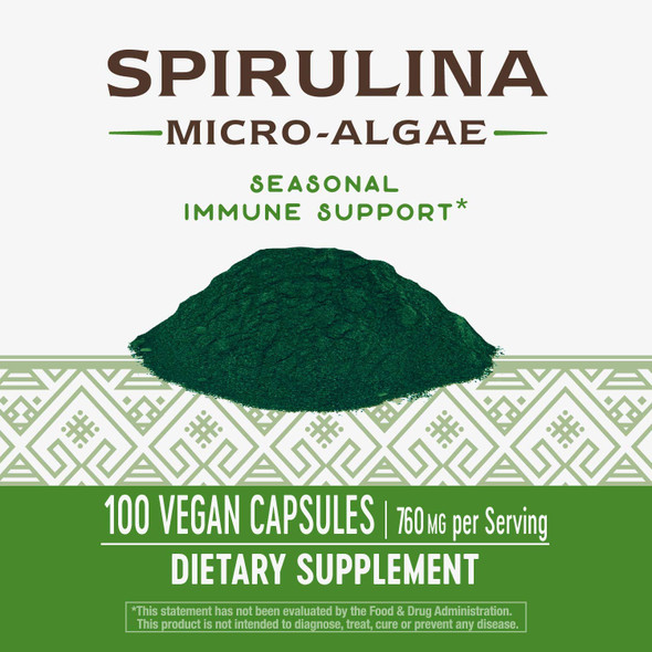 Nature'S Way Spirulina Micro-Algae, 760 Mg Per Serving