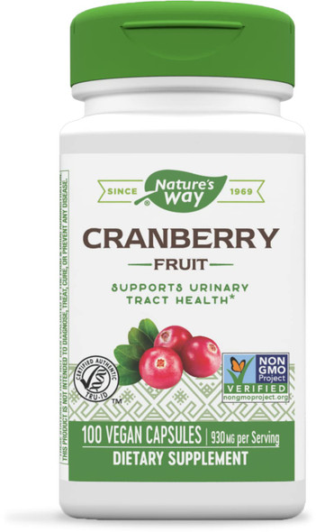 Nature'S Way Premium Cranberry, Urinary Tract Health Support*, 100 Capsules