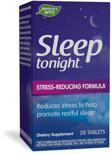 Nature'S Way Sleep Tonight, Stress-Reducing Formula For Sleep Support*, 28 Tablets