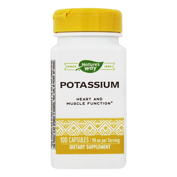 Natures Way, Potassium, 100 Count