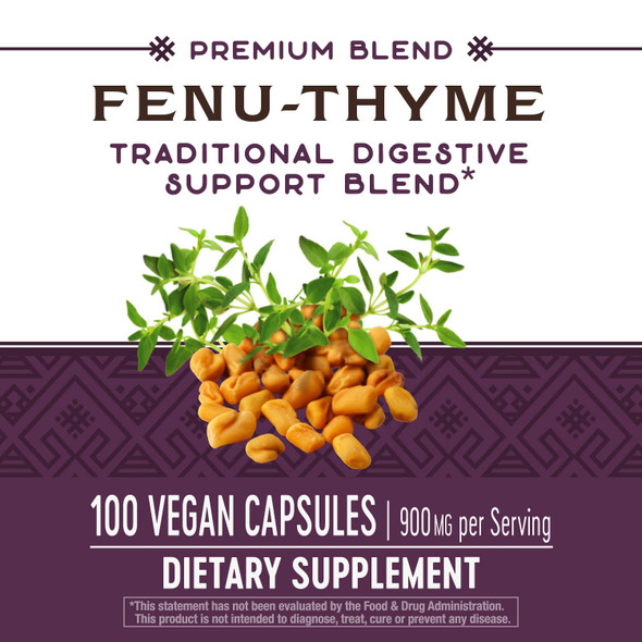 Nature'S Way Premium Blend Fenu-Thyme 900 Mg Per Serving 100 Vcaps