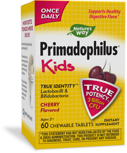 Nature'S Way Primadophilus Kids, 3 Billion, 60 Chewables