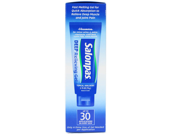 Salonpas Deep Relieving Gel - 2.75 Oz, Pack Of 2