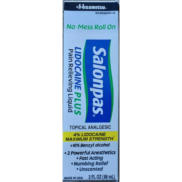 Salonpas Lidocaine Plus Liquid (Pack Of 4)