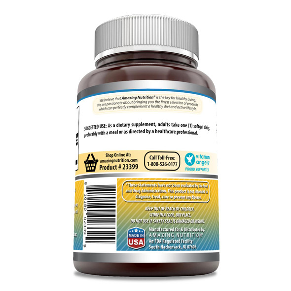 Amazing Formulas Vitamin E 400 Iu Per Serving Supplement | Non-Gmo | Gluten Free (240 Softgels)