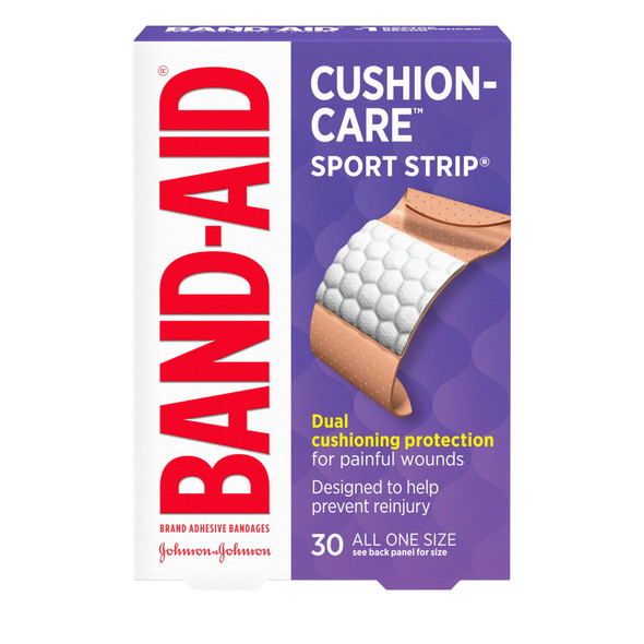 Band-Aid Brand Adhesive Bandages, Sport Strip/Extra Wide, 30 Count