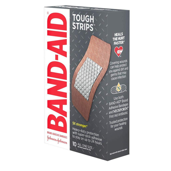 Band-Aid Brand Tough Strips Bandages All One Size, 20 Count