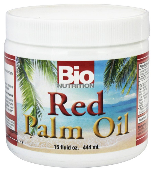 Bio Nutrition Red Palm Tree Oil - 15 Fl Oz
