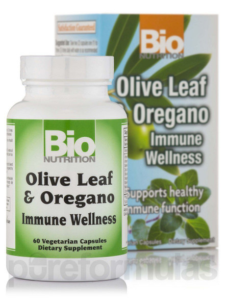 Immune Wellness, Olive Leaf & Oregano, 60 Vegetarian Capsules, Bio Nutrition