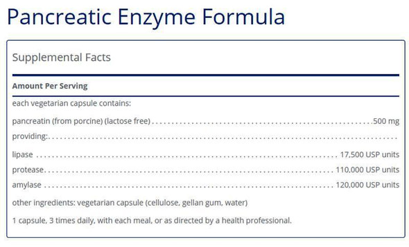 Pure Encapsulations Pancreatic Enzyme Formula