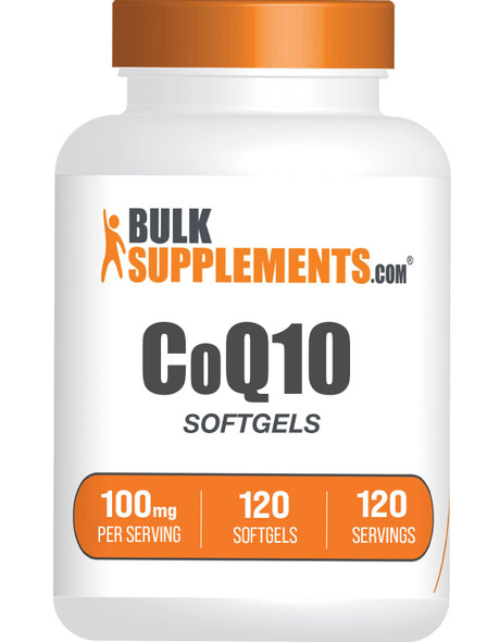 Bulksupplements.Com Coq10 100Mg Softgels - Coq10 Nutritional Supplements, Coenzyme Q10 100Mg, Coq10 Supplement - Hearth Health Supplement, 1 Coq10 Softgel Per Serving, 120 Softgels