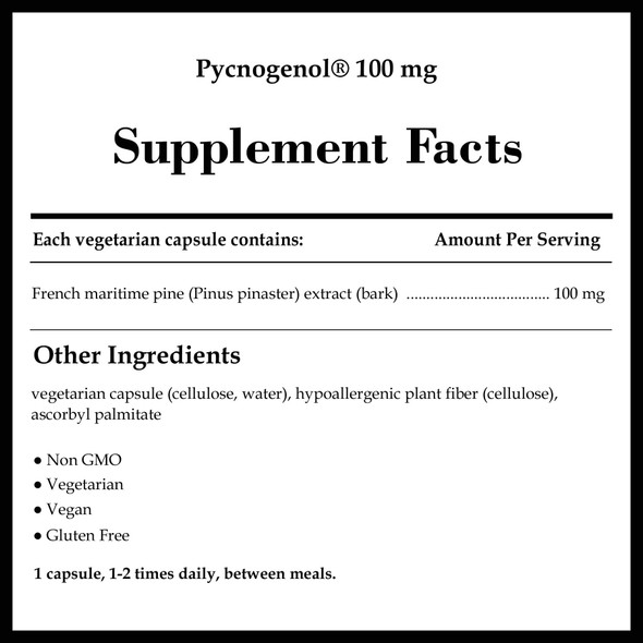 Pure Encapsulations Pycnogenol 100mg 30 Capsules