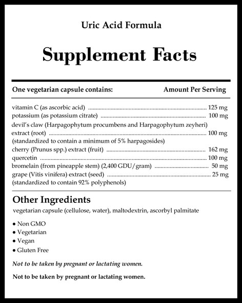 Pure Encapsulations Uric Acid Formula