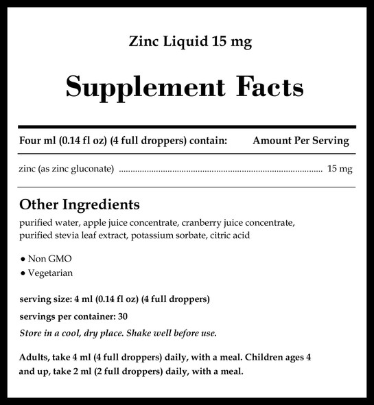 Pure Encapsulations Zinc Liquid