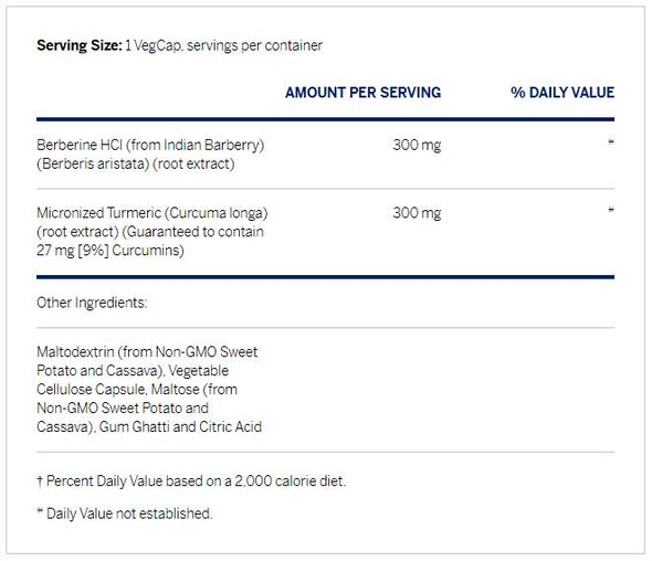 Solaray Berberine & Curcumin Root Extracts