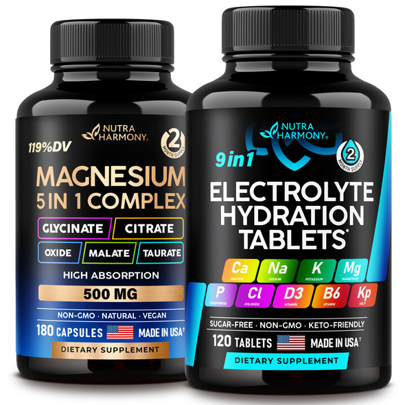 NUTRAHARMONY Electrolyte Tablets & Magnesium Complex Capsules