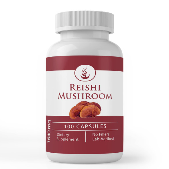 PURE ORIGINAL INGREDIENTS Reishi Mushroom, (100 Capsules) Always Pure, No Additives Or Fillers, Lab Verified