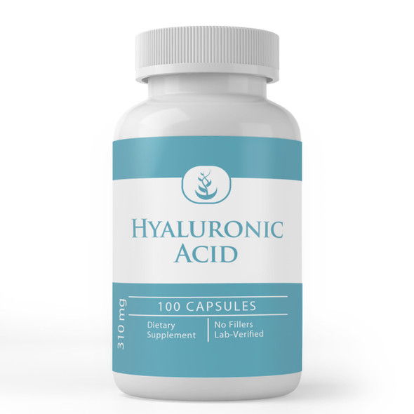 PURE ORIGINAL INGREDIENTS Hyaluronic Acid, (100 Capsules) Always Pure, No Additives Or Fillers, Lab Verified