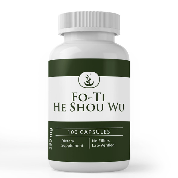 PURE ORIGINAL INGREDIENTS Fo-Ti (He Shou Wu), (100 Capsules) Always Pure, No Additives Or Fillers, Lab Verified