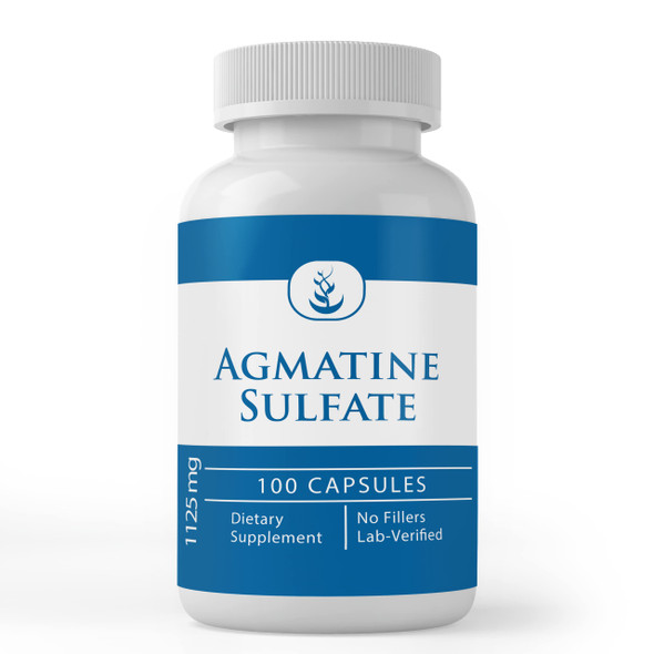 PURE ORIGINAL INGREDIENTS Agmatine Sulfate, (100 Capsules) Always Pure, No Additives Or Fillers, Lab Verified