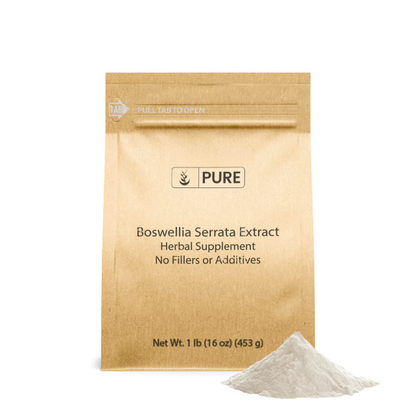 PURE ORIGINAL INGREDIENTS Boswellia Serrata Extract (1Lb) Herbal Supplement Powder, Non-Gmo