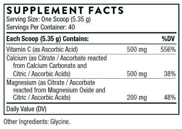 Thorne Research Cal-Mag Citrate Effervescent Powder