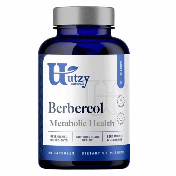 Utzy Naturals Lipid Support Bundle | Berbecol 500 Mg & Omega 3 Fish Oil