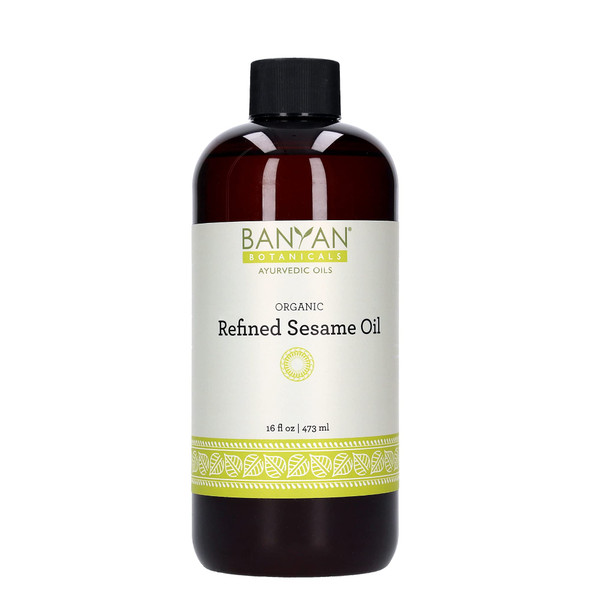 ‎Banyan Botanicals Refined Sesame Oil - Usda Organic, 16 Oz - Unscented Traditional Ayurvedic Oil For Massage