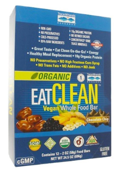 Trace Minerals Research EATCLEAN Vegan Whole Food Bar