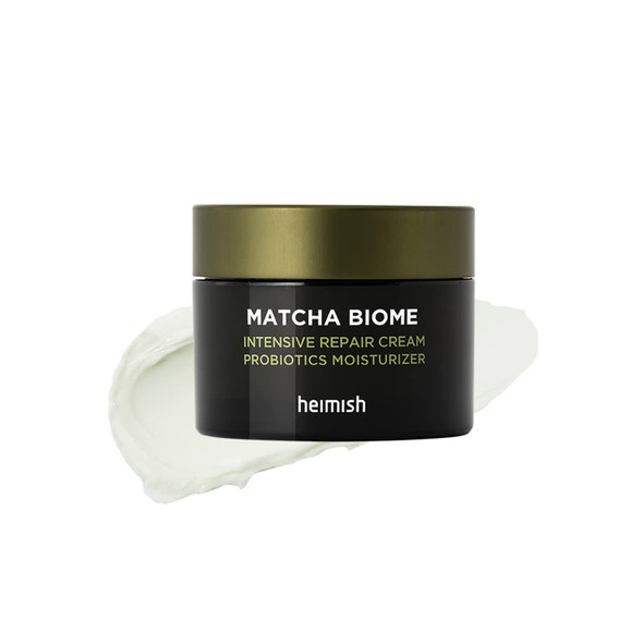 ‎Heimish Matcha Biome Intensive Repair Cream 1.69 Fl.Oz / 50 Ml | Daily Skincare, Jeju Matcha, Brightening, Rich Vitamins, Low Irritation, Soothing Cream, Korean Skincare