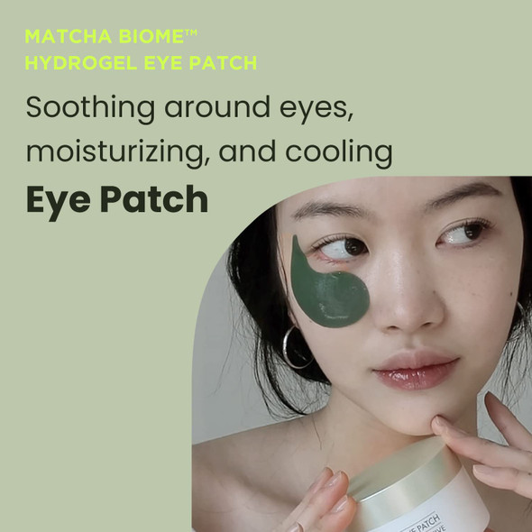 ‎Heimish Matcha Biome Hydrogel Eye Patch (60Ea) | Eye Patch For Swollen Eyes And Wrinkles | Matcha, Flawless Skin, Calming, For Swollen Eyes, Antioxidant, Soothing, Vitamins, Kbeauty