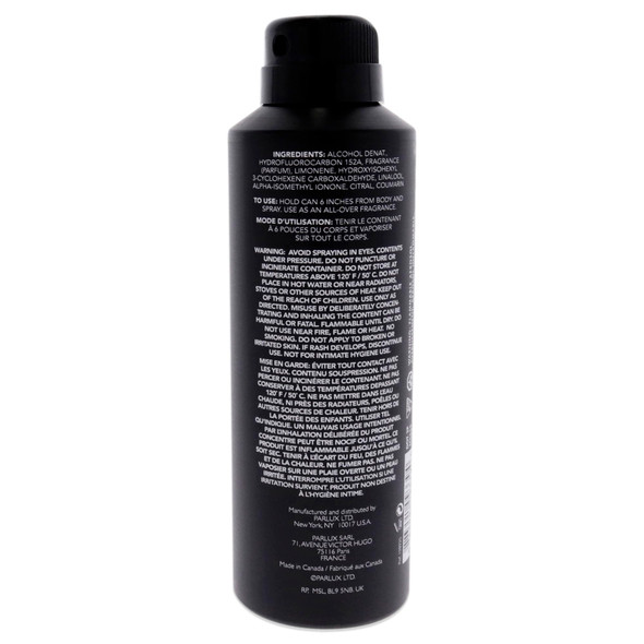 ‎Kenneth Cole Vintage Black Body Spray For Men, 6.0 Fl. Oz.