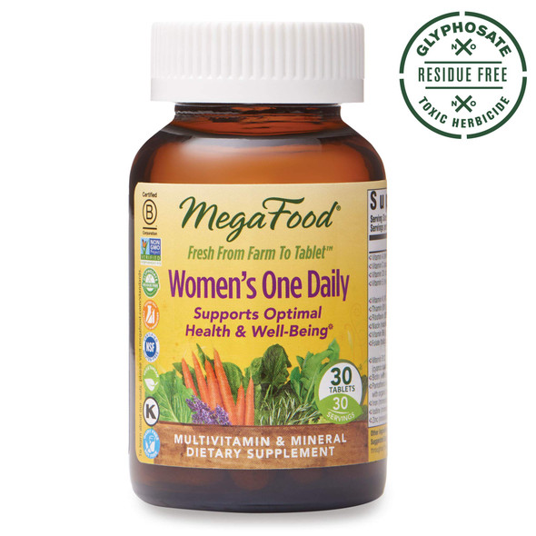 MegaFood - Women's One Daily Healthy & Weelbeing 30 Tablets