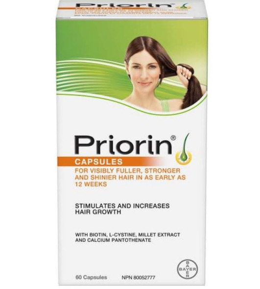 Priorin Hair Growth Vitamins With Biotin - Vitamins To Stimulate For Men And Women, Decrease Of Hair Loss