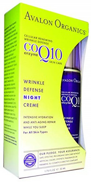 ‎Avalon Organics Active Organics Coq10 Wrinkle Def Nt Crm 1.75 Oz