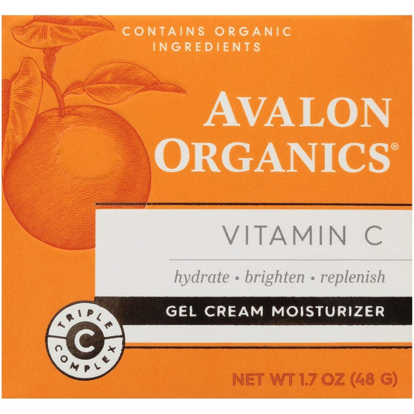 ‎Avalon Organics Gel Cream Moisturizer with Vitamin C, 1.7 Oz