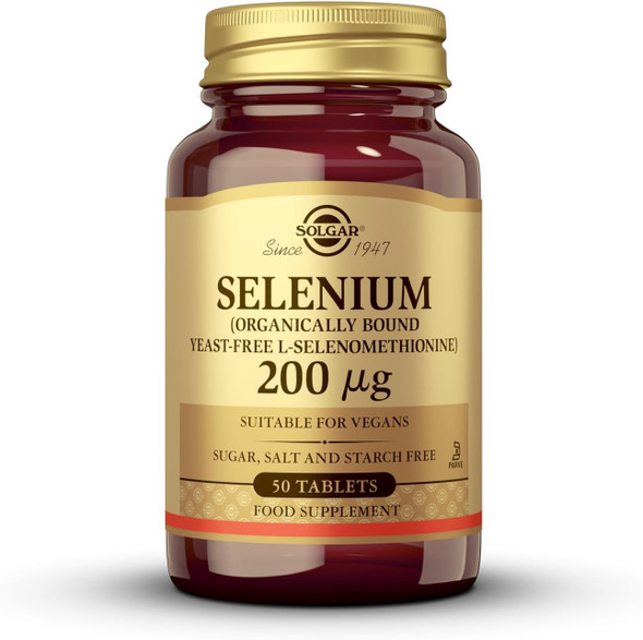 Solgar Selenium (Yeast-Free) 200 µg  50 Tablets