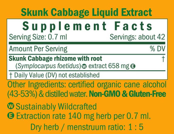 Herb Pharm Skunk Cabbage