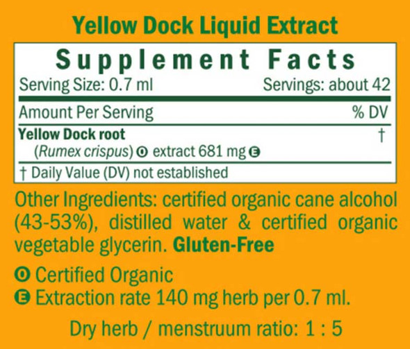 Herb Pharm Yellow Dock