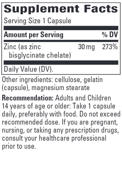 Integrative Therapeutics Zinc Chelate