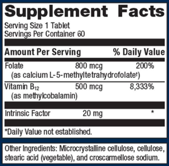 Metagenics Intrinsi B12 Folate