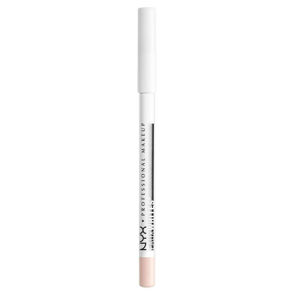 NYX PROFESSIONAL MAKEUP Faux Whites Eye Brightener, Eyeliner Pencil - Linen, Pastel Peach